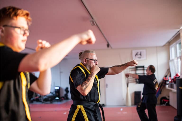 Kampfsport In Unna - Aufwärmung