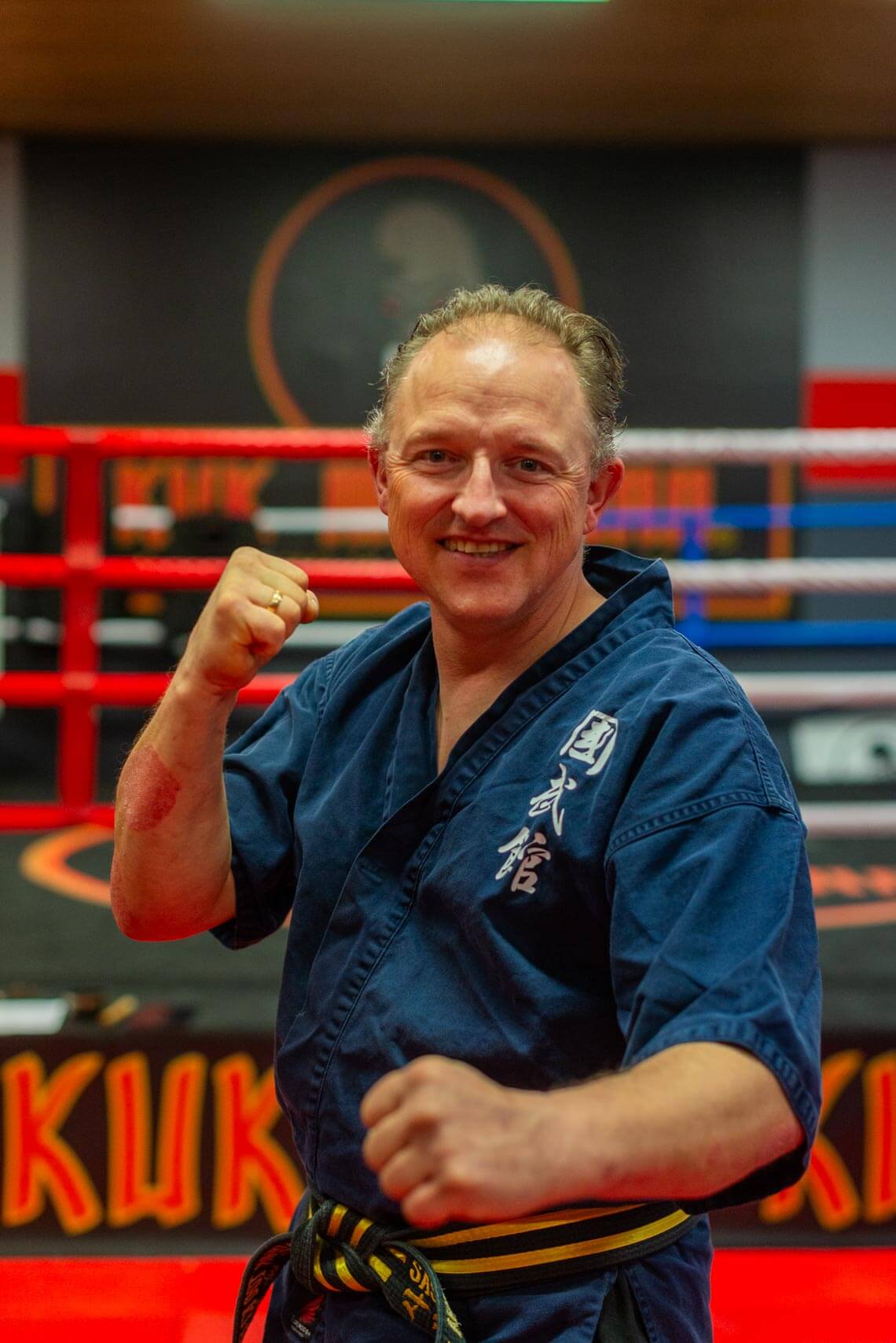 Traininer, Sascha Dziggas, von der Kampfsportschule Kuk Mu Kwan in Unna