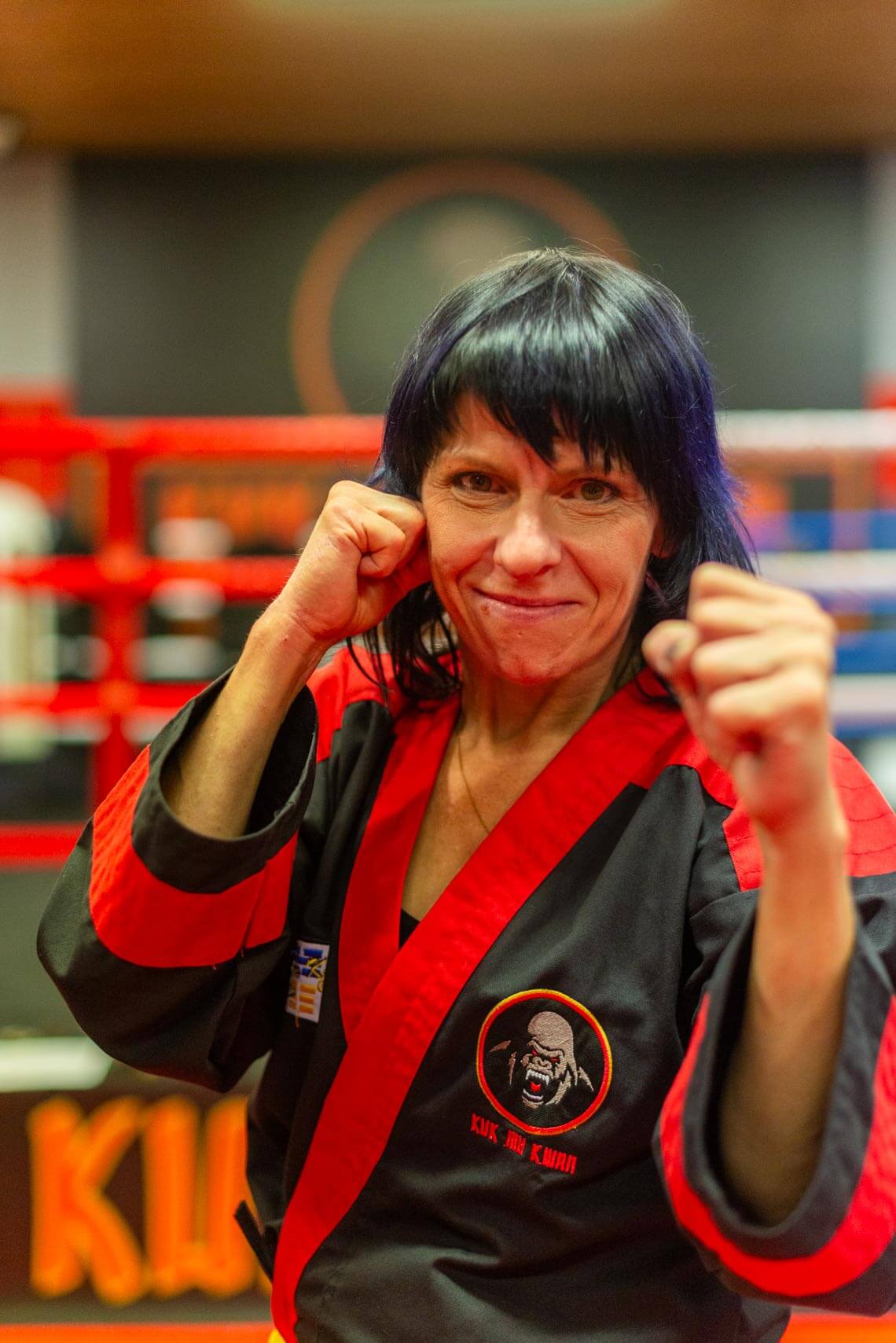 Traininer, Yvonne Schneider, von der Kampfsportschule Kuk Mu Kwan in Unna